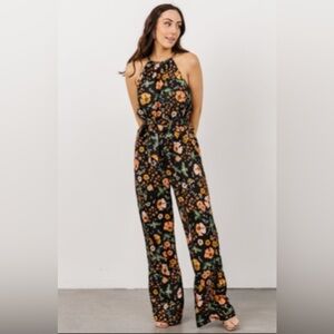 Baltic Born Mallory High Neck Women’s Jumpsuit - Vintage Floral